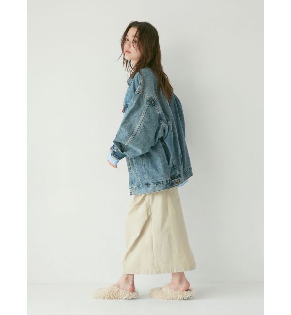 Ungrid「ビッグシルエットデニムジャケット」|デニムジャケット|
