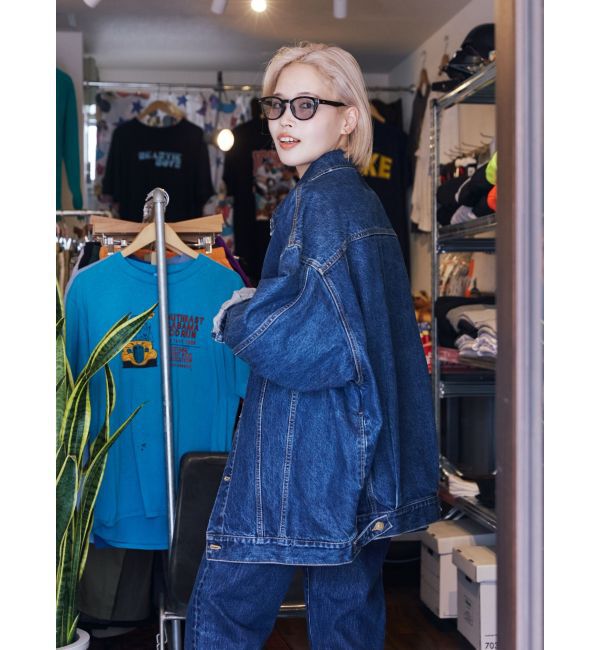 Ungrid「ビッグシルエットデニムジャケット」|デニムジャケット|