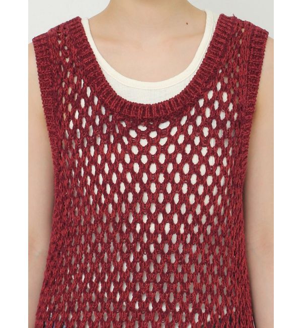 Ungrid「透かし編みニットワンピース」|ワンピース|