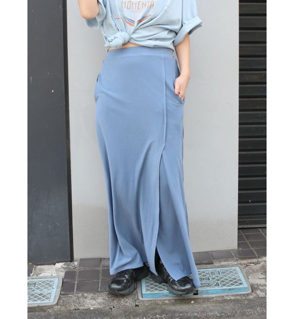 Ungrid「スリットスカート」|スカート|ブルー