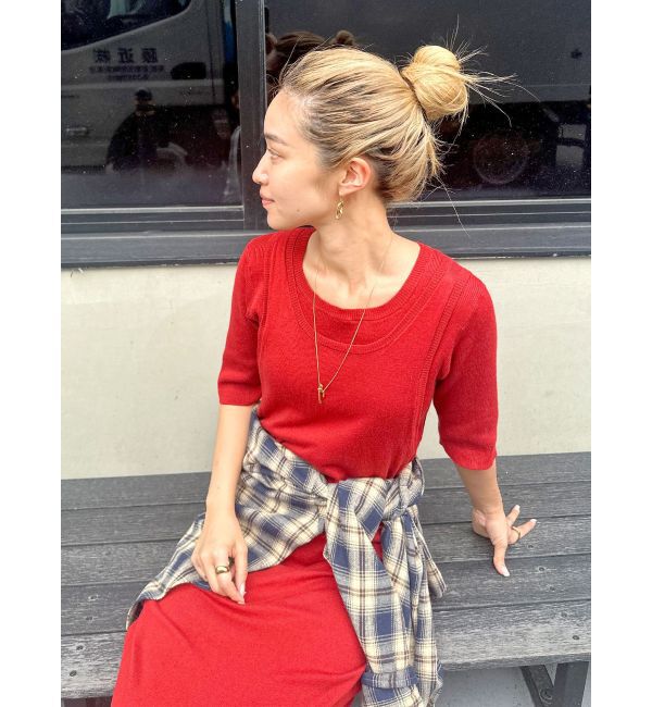 Ungrid「レイヤードニットワンピース」|ワンピース|