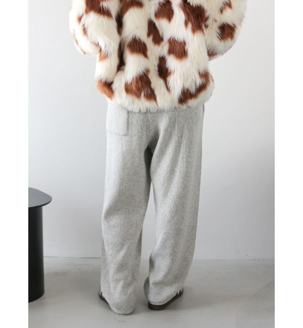 Ungrid「メランジニットルーズパンツ」|その他|