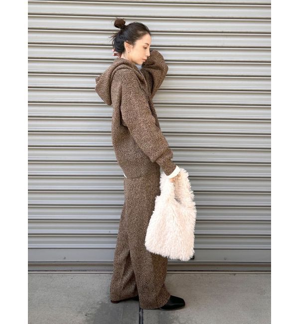 Ungrid「メランジニットルーズパンツ」|その他|