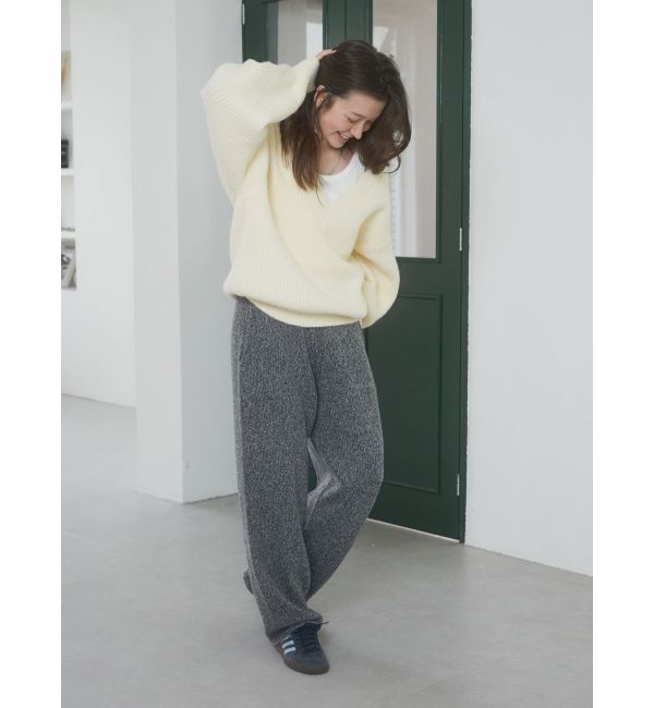 Ungrid「メランジニットルーズパンツ」|その他|