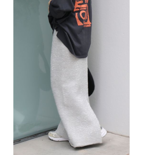 Ungrid「ラメニットアイラインスカート」|スカート|