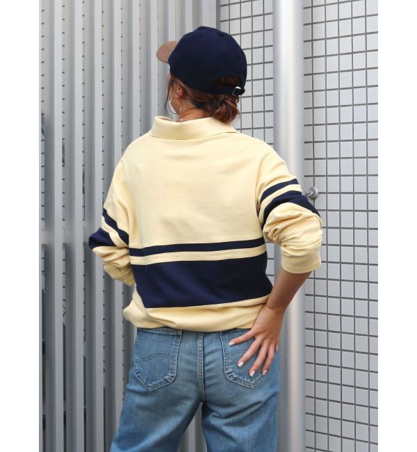 Ungrid「バイカラーポロシャツ」|ポロシャツ|