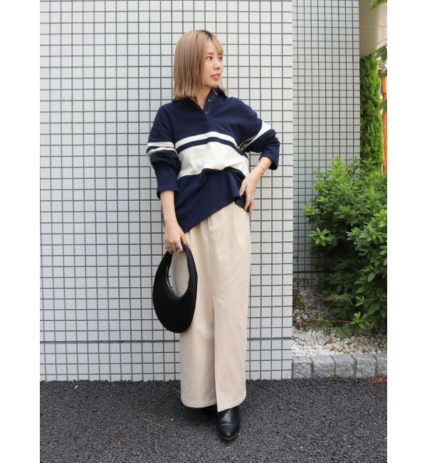 Ungrid「バイカラーポロシャツ」|ポロシャツ|