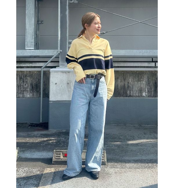 Ungrid「バイカラーポロシャツ」|ポロシャツ|