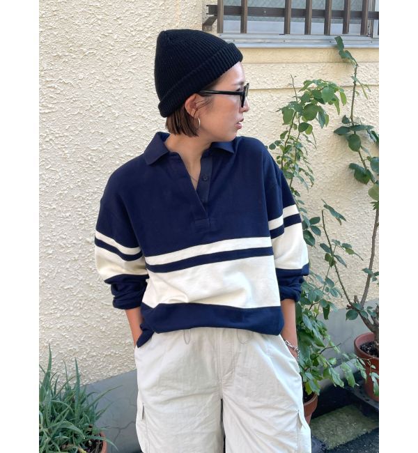 Ungrid「バイカラーポロシャツ」|ポロシャツ|