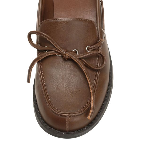 Ungrid「フェイクレザーデッキシューズ」|その他|