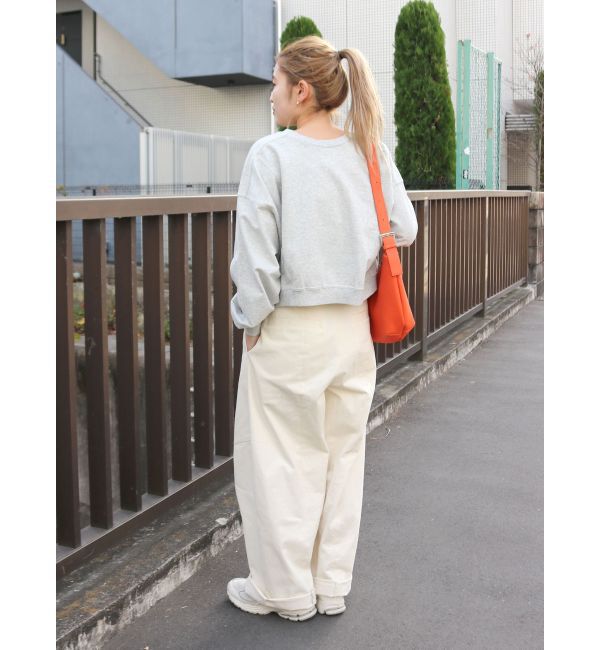 Ungrid「スリットデザインショートスウェット」|スウェット・ジャージ|