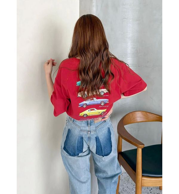 Ungrid「カープリントロゴTee」|Tシャツ・カットソー|