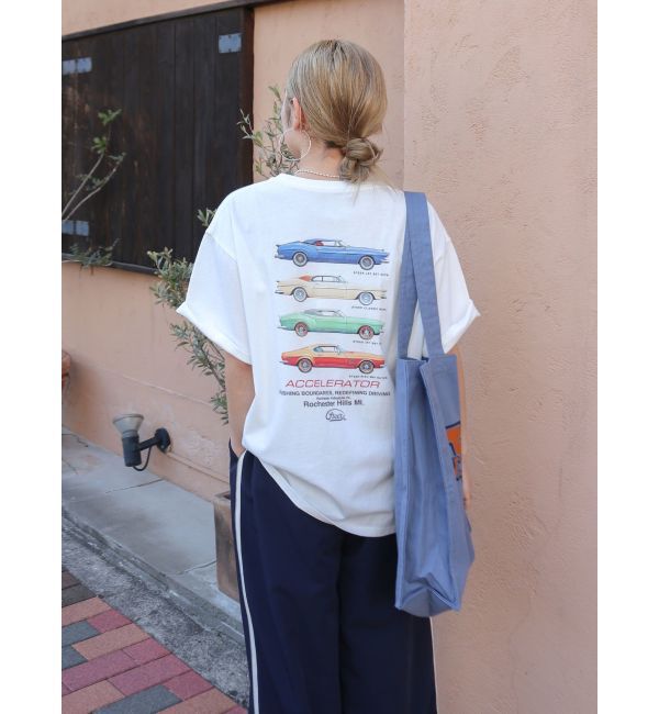 Ungrid「カープリントロゴTee」|Tシャツ・カットソー|