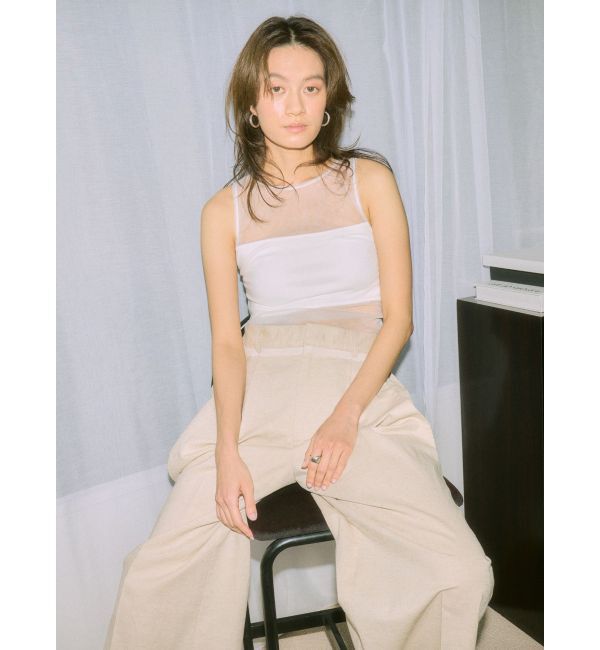 Ungrid「【Htage】チュールデザインボディスーツ」|タンクトップ|