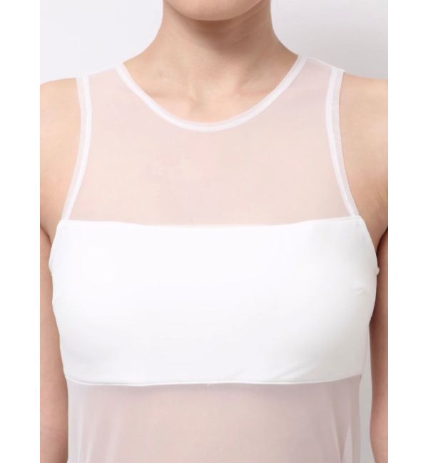 Ungrid「【Htage】チュールデザインボディスーツ」|タンクトップ|