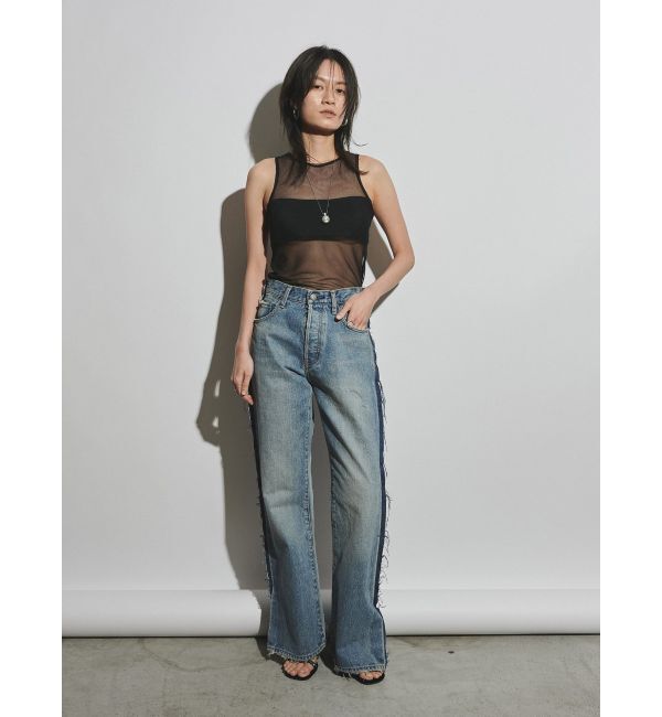 Ungrid「【Htage】チュールデザインボディスーツ」|タンクトップ|