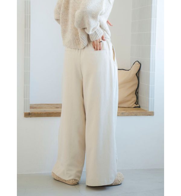 Ungrid「ピーチ起毛ラフパンツ」|その他|