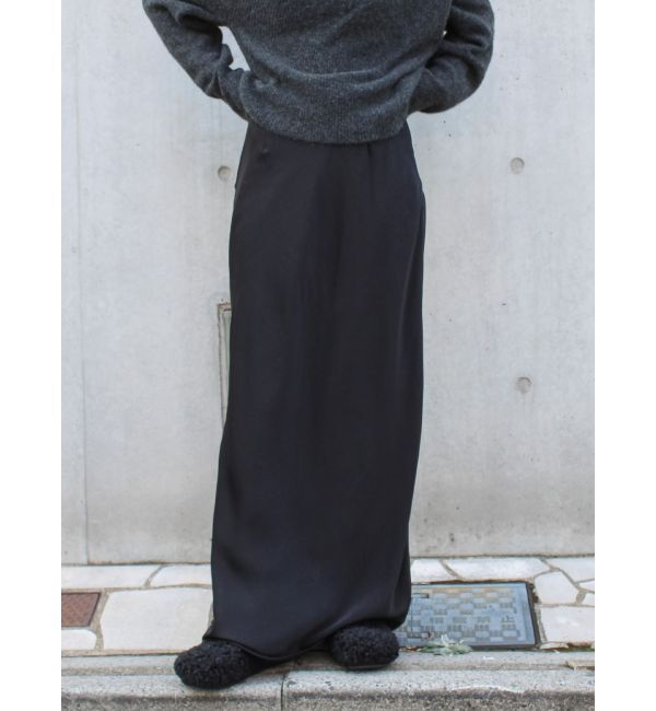 Ungrid「サテンフレアスカート」|スカート|