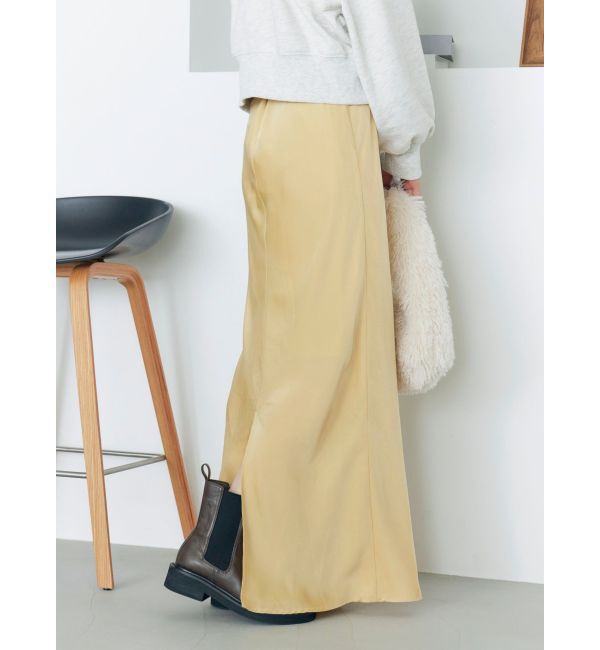 Ungrid「サテンフレアスカート」|スカート|