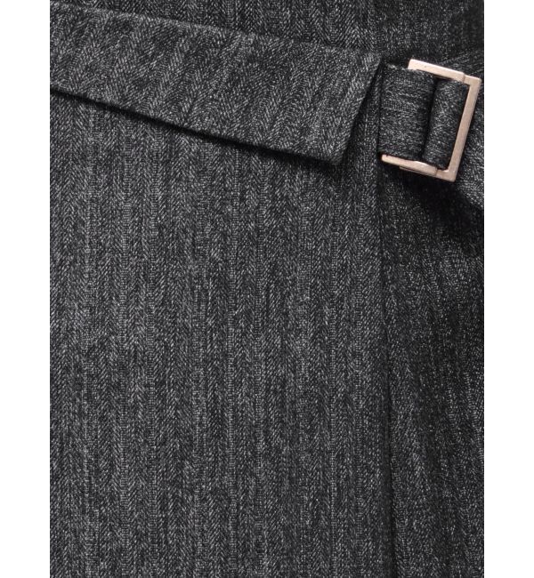 LAGUNAMOON「ウエストラペルツイードマーメイドスカート」|スカート|