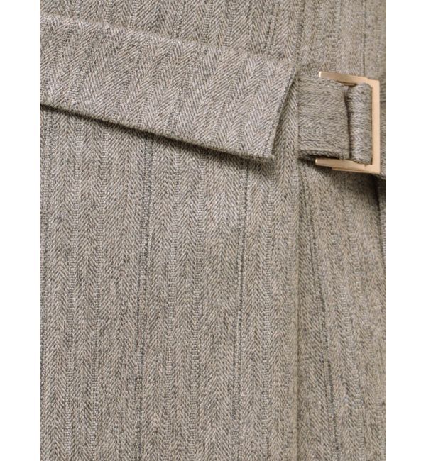 LAGUNAMOON「ウエストラペルツイードマーメイドスカート」|スカート|