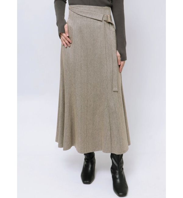 LAGUNAMOON「ウエストラペルツイードマーメイドスカート」|スカート|