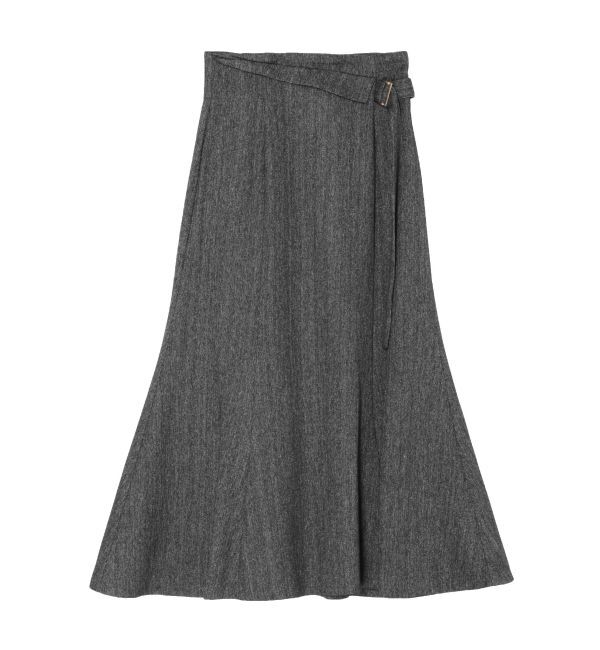 LAGUNAMOON「ウエストラペルツイードマーメイドスカート」|スカート|