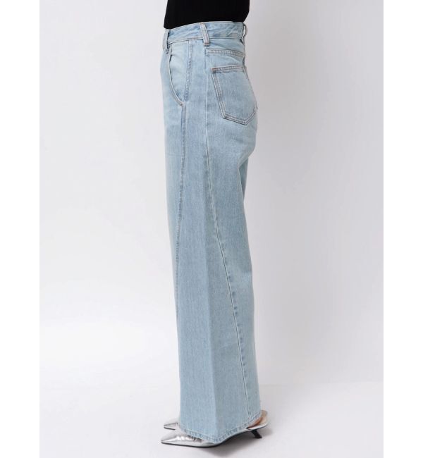 LAGUNAMOON「【追加生産】ワイドフレアデニムパンツ」|デニム|