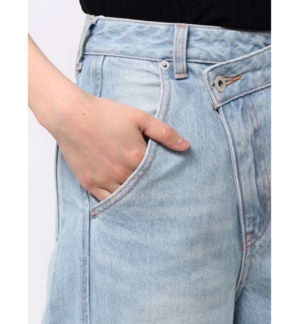 LAGUNAMOON「【追加生産】ワイドフレアデニムパンツ」|デニム|