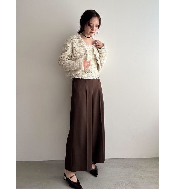 LAGUNAMOON「テープヤーンツイードジャケット」|その他|