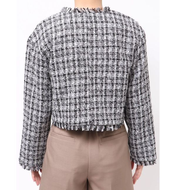 LAGUNAMOON「テープヤーンツイードジャケット」|その他|