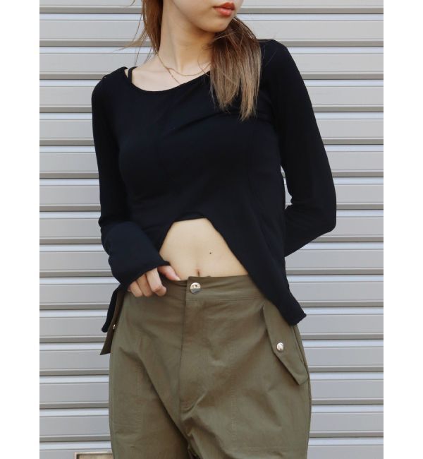 EVRIS「シアーカットワークトップス」|Tシャツ・カットソー|