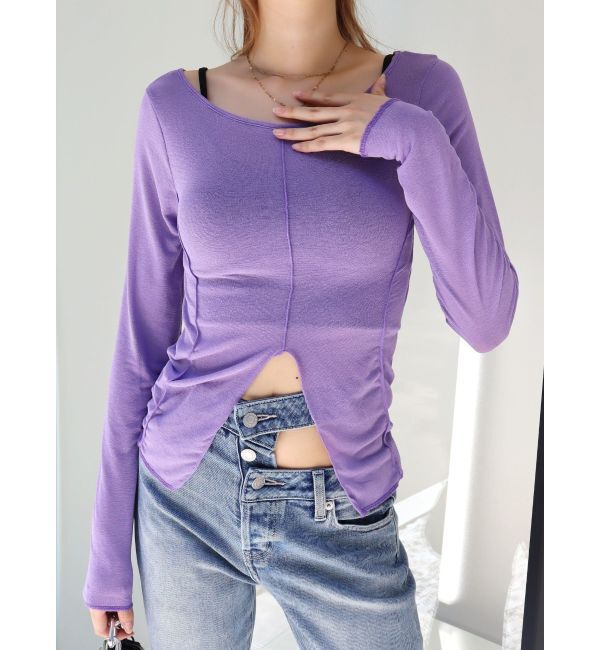 EVRIS「シアーカットワークトップス」|Tシャツ・カットソー|