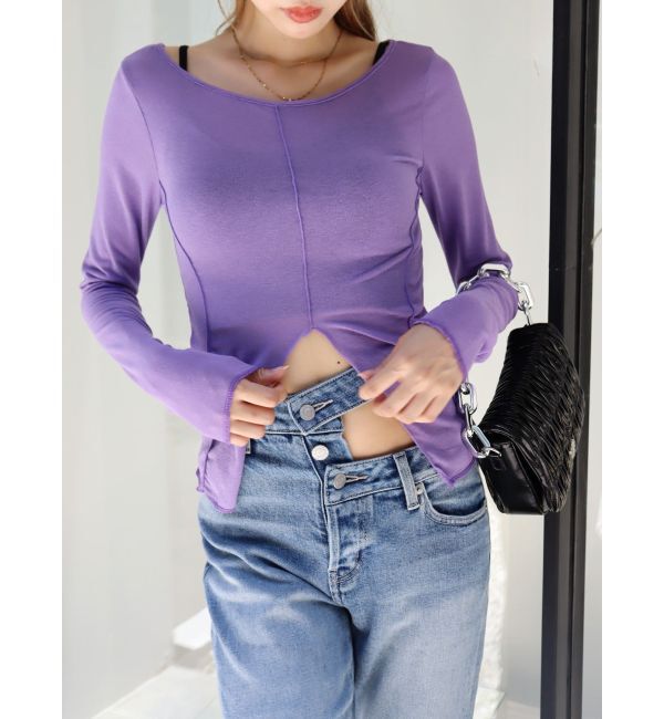 EVRIS「シアーカットワークトップス」|Tシャツ・カットソー|