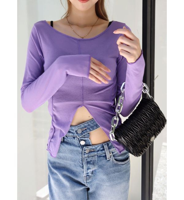 EVRIS「シアーカットワークトップス」|Tシャツ・カットソー|