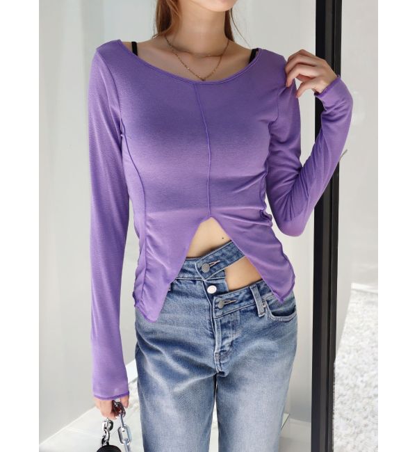 EVRIS「シアーカットワークトップス」|Tシャツ・カットソー|