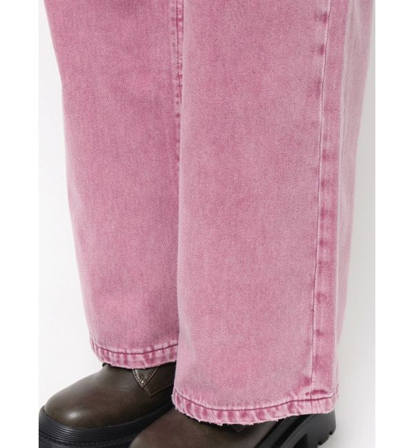 EVRIS「BACKスラッシュワイドデニムパンツ」|デニム|