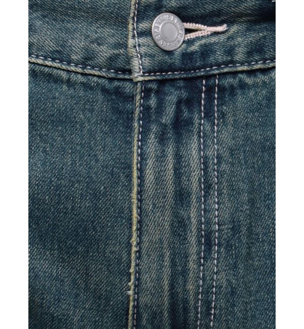 EVRIS「BACKスラッシュワイドデニムパンツ」|デニム|