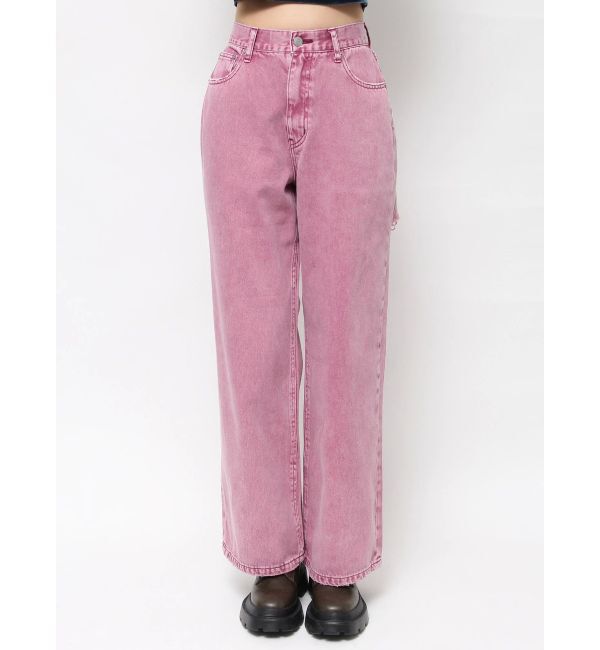 EVRIS「BACKスラッシュワイドデニムパンツ」|デニム|