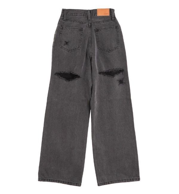 EVRIS「BACKスラッシュワイドデニムパンツ」|デニム|