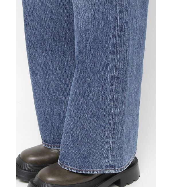 EVRIS「ダブルウエストワイドデニムパンツ」|デニム|