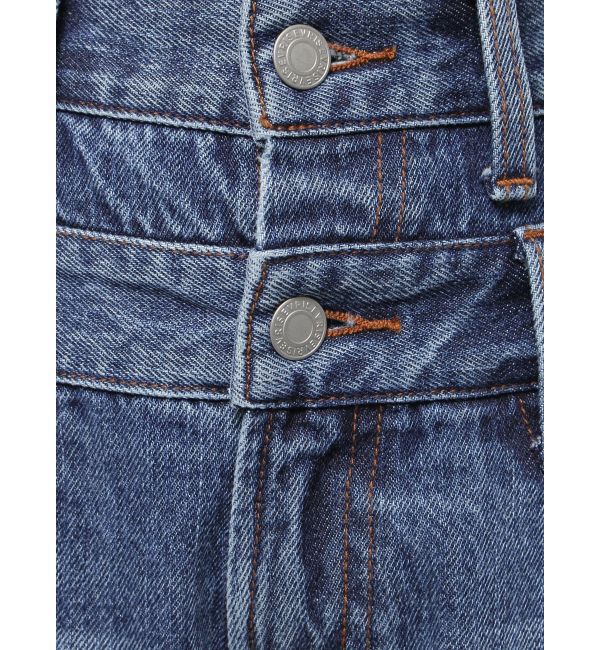 EVRIS「ダブルウエストワイドデニムパンツ」|デニム|