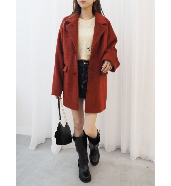 EVRIS「シャギーオーバーサイズジャケット」|テーラードジャケット|