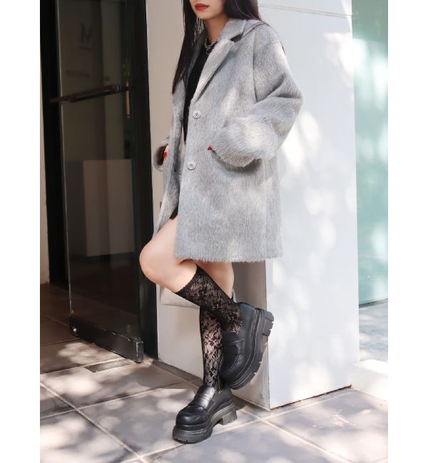 EVRIS「シャギーオーバーサイズジャケット」|テーラードジャケット|