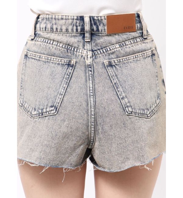 EVRIS「ダメージデニムショートパンツ」|デニム|