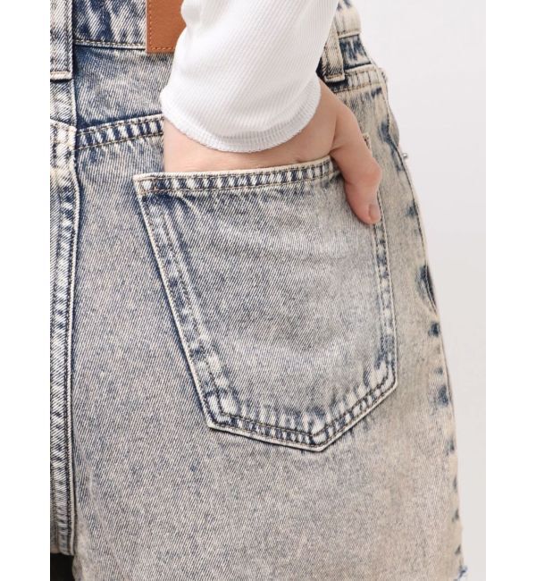 EVRIS「ダメージデニムショートパンツ」|デニム|