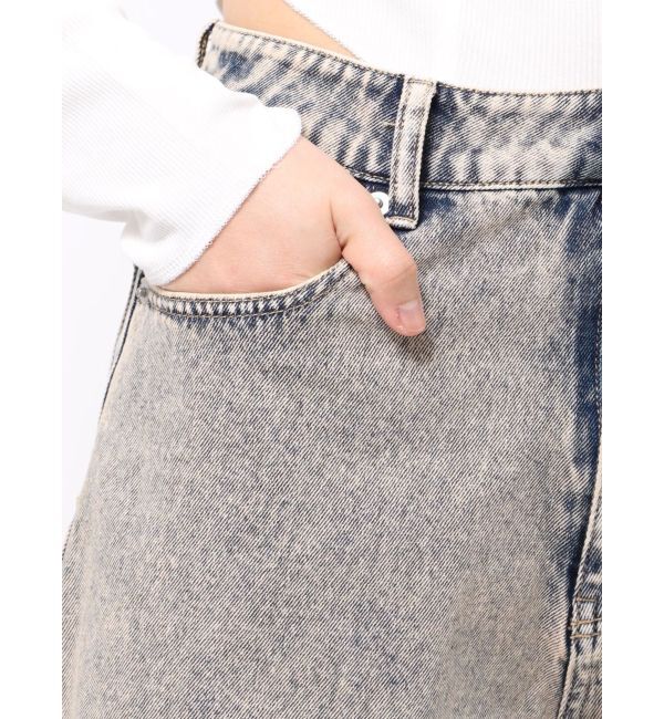 EVRIS「ダメージデニムショートパンツ」|デニム|