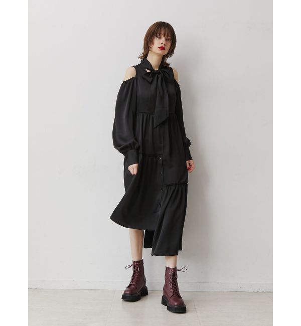 jouetie「カットアウトショルダーワンピース」|ワンピース|