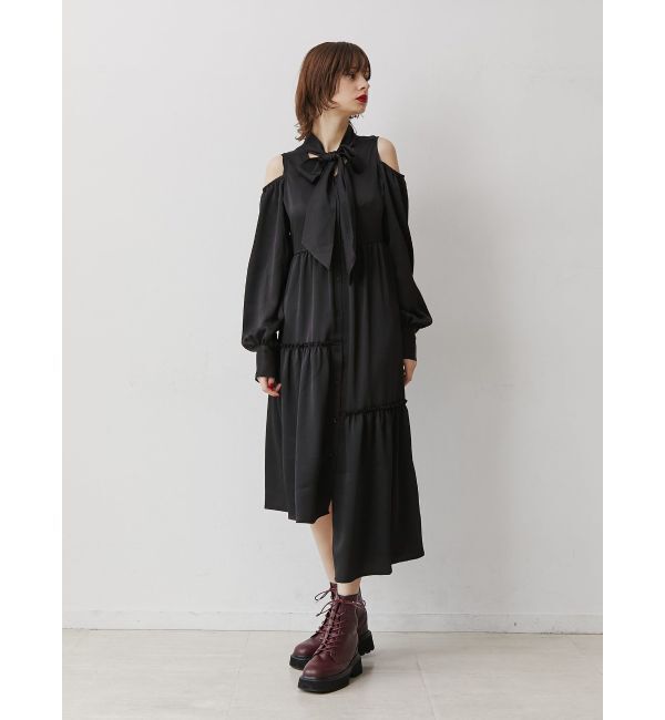 jouetie「カットアウトショルダーワンピース」|ワンピース|