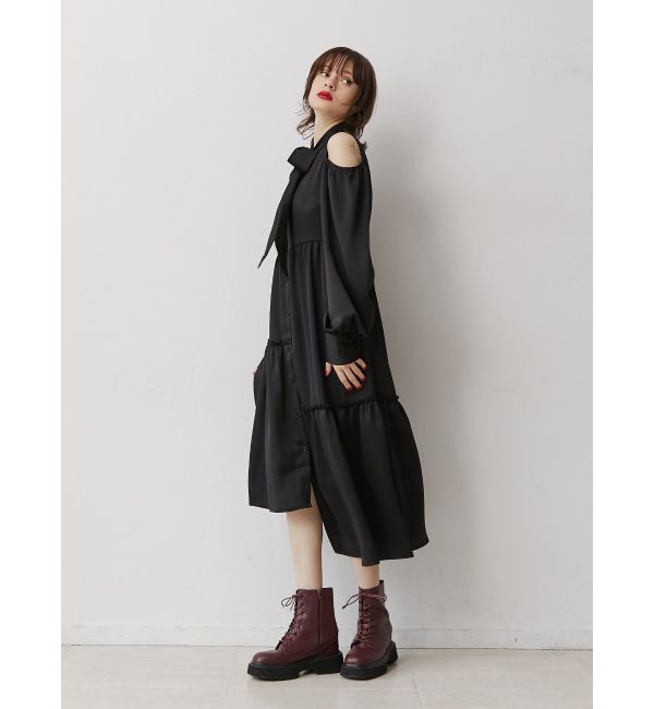 jouetie「カットアウトショルダーワンピース」|ワンピース|